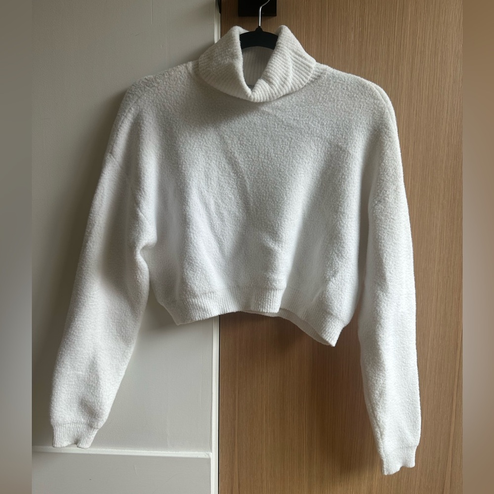 Zara size S basic turtleneck cropped sweater